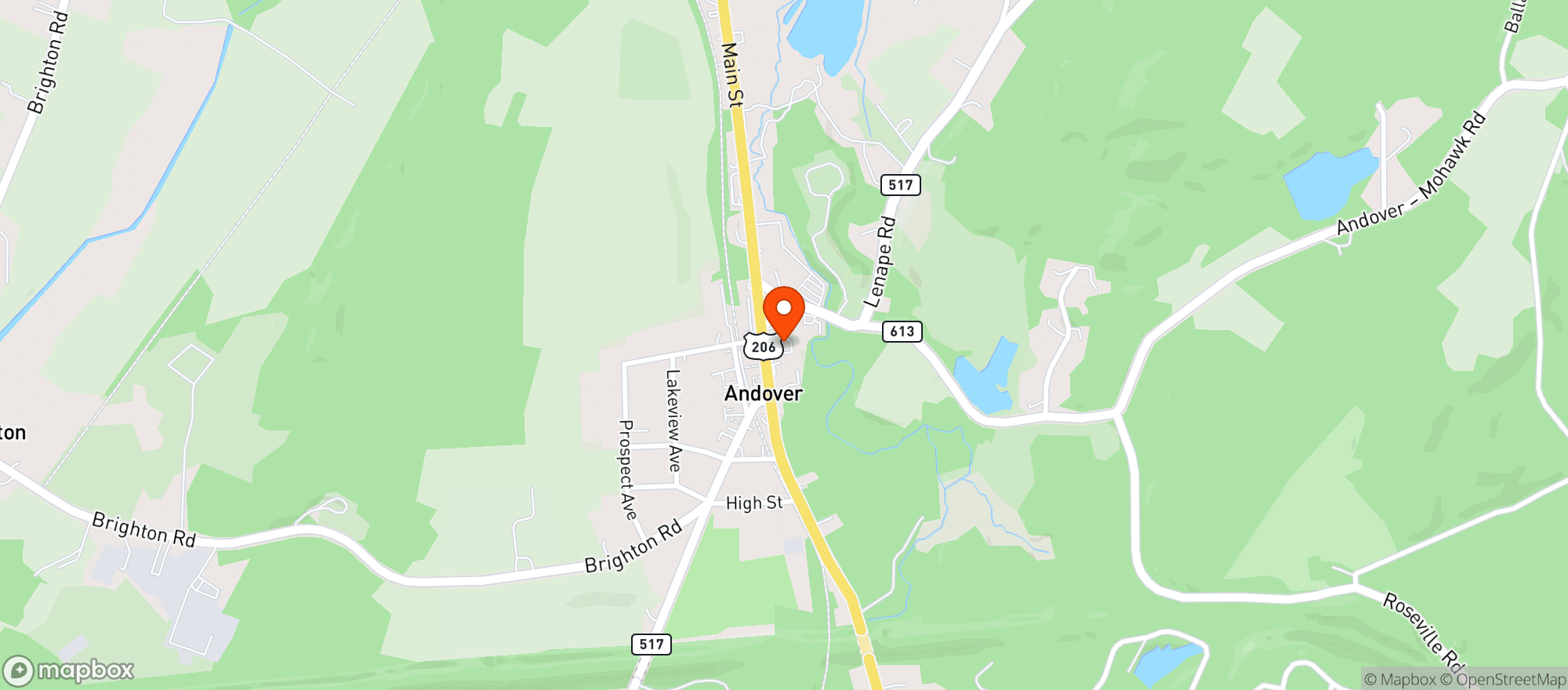 Map showing Crossed Keys Inn