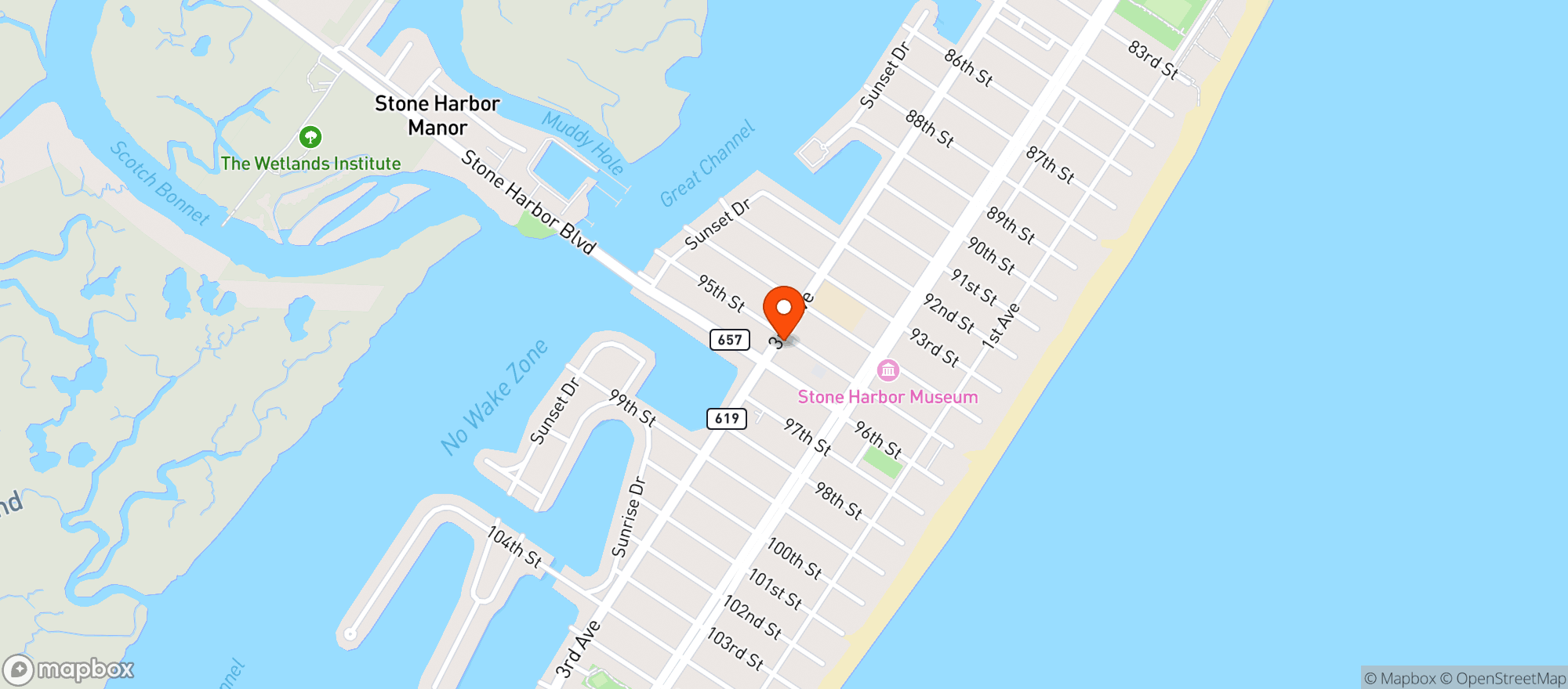 Map showing Local Beanz