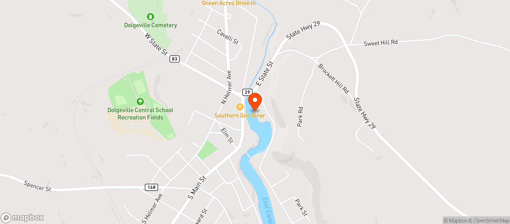 Map showing Creekside Spirits LLC