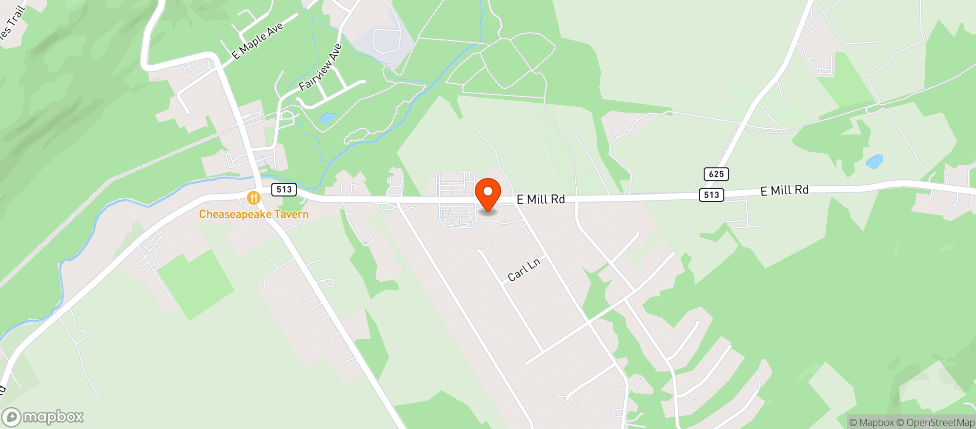 Map showing KRAUSZER S MARKET