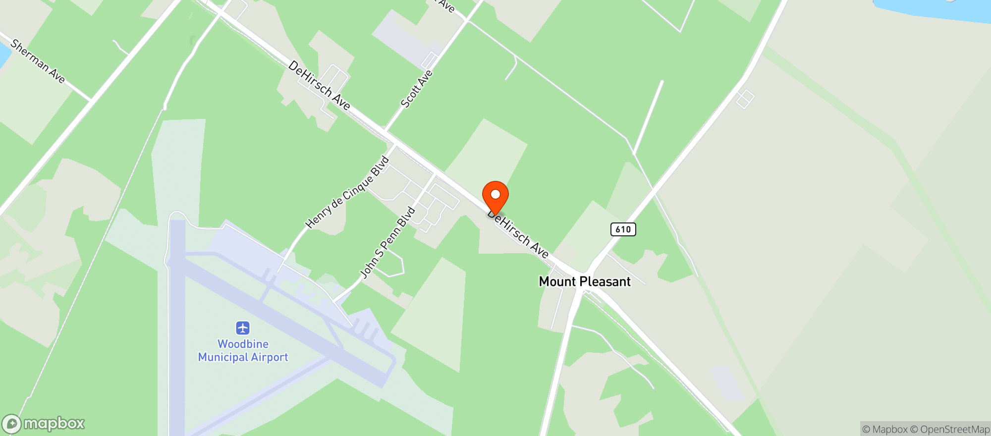 Map showing Campark Liquors