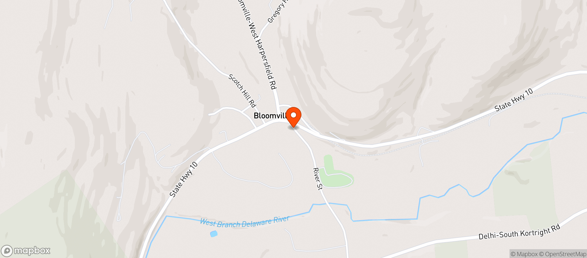 Map showing First Bloom