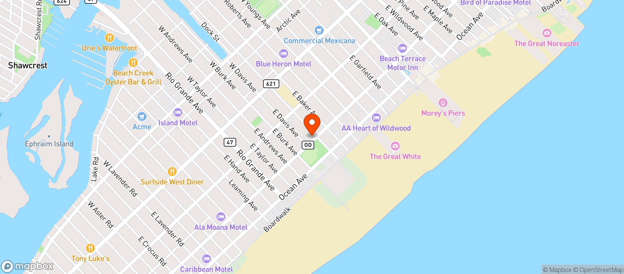 Map showing Copper Dog