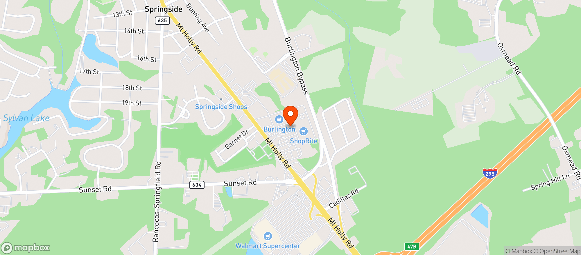 Map showing Shoprite
