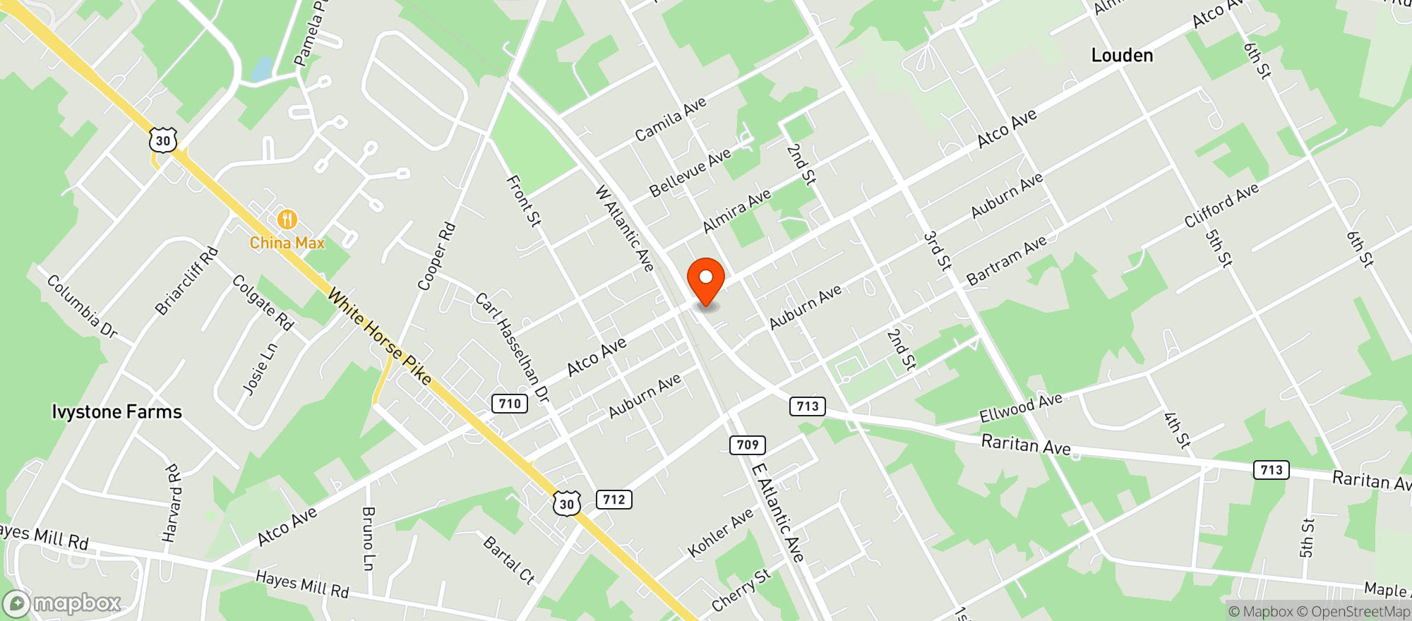 Map showing Midtown Liquors