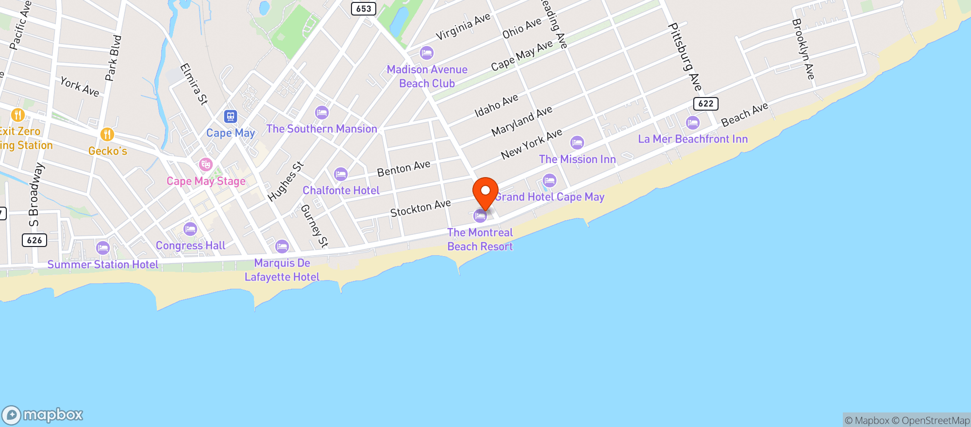 Map showing Harrys Wine Cellar