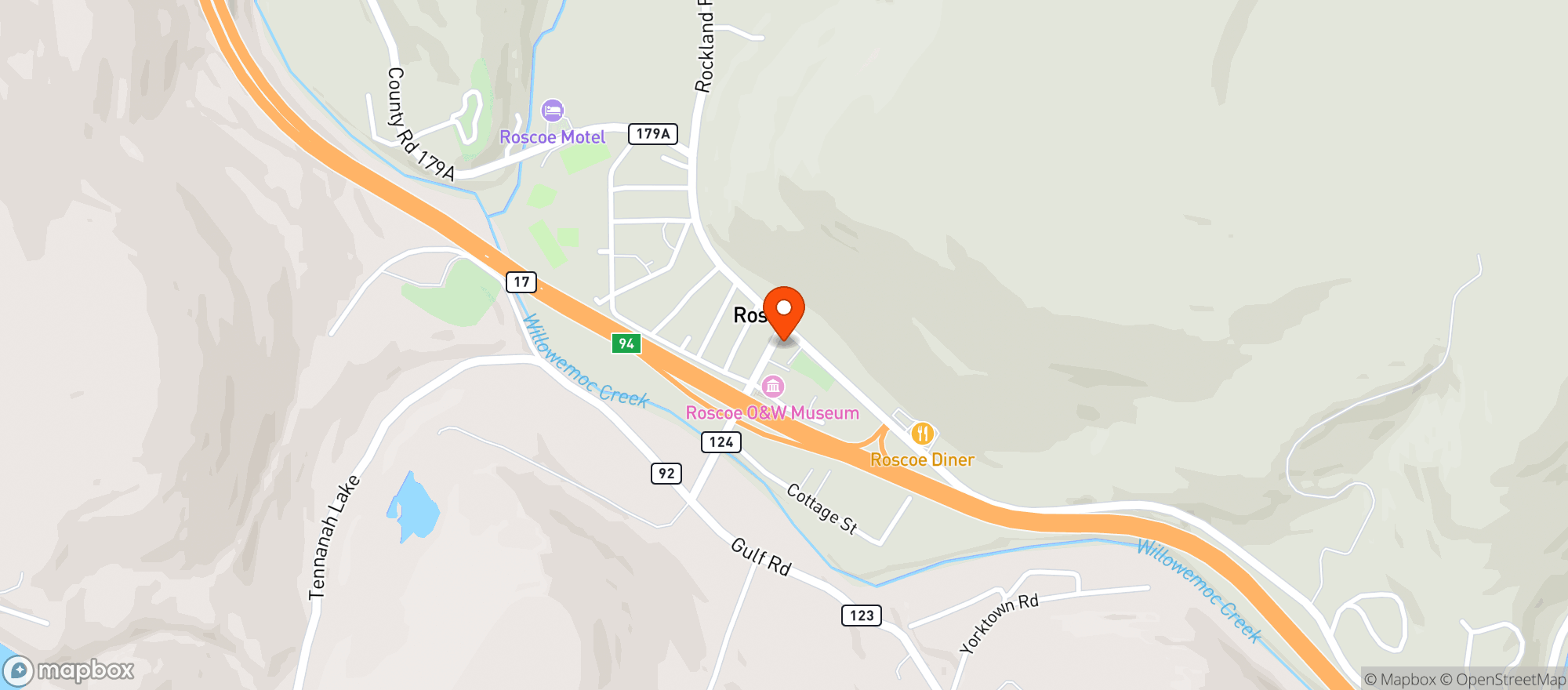 Map showing The Junction