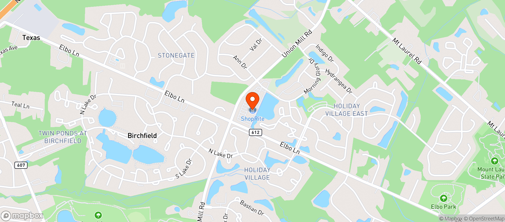 Map showing Shoprite #525