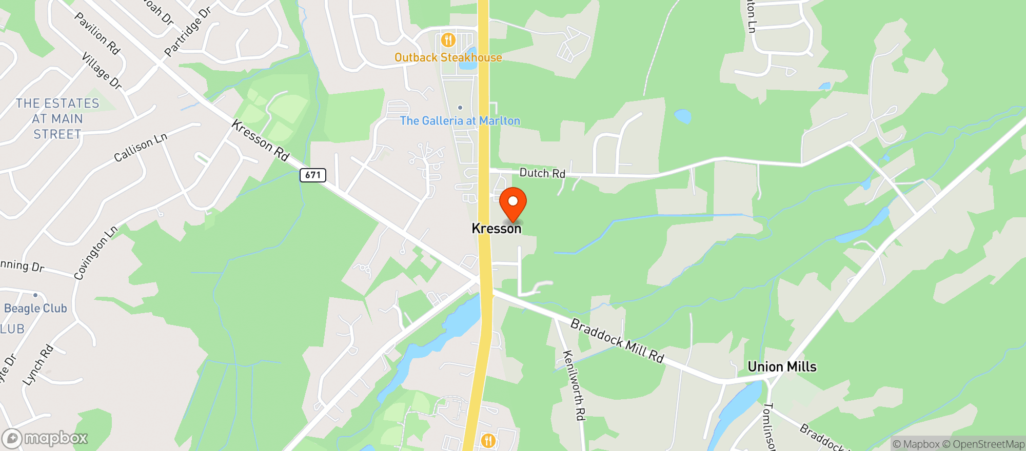 Map showing Whole Foods - Marlton