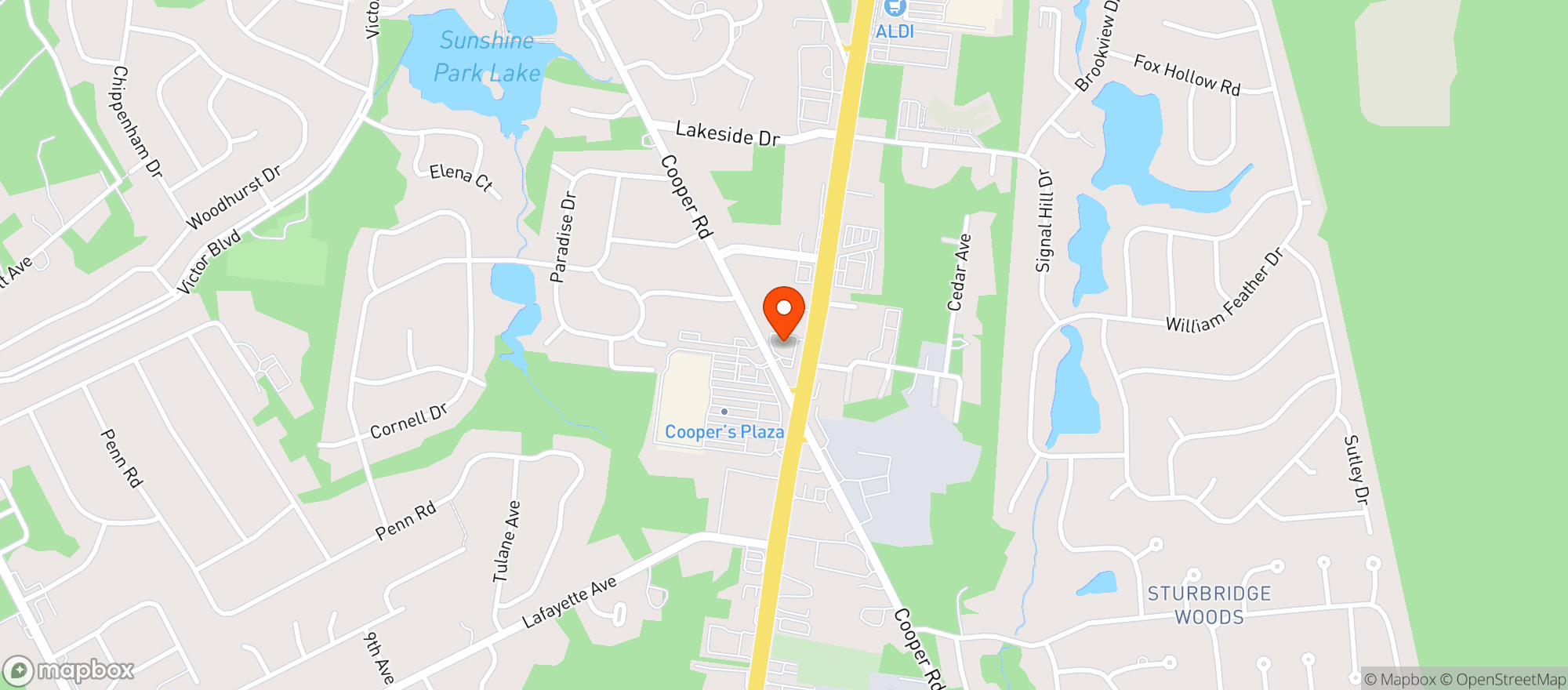 Map showing Cheers Wine & Spirits