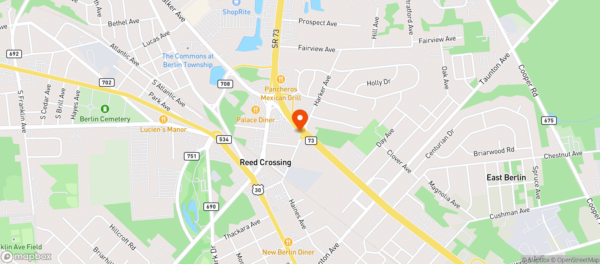Map showing Canals Liquor