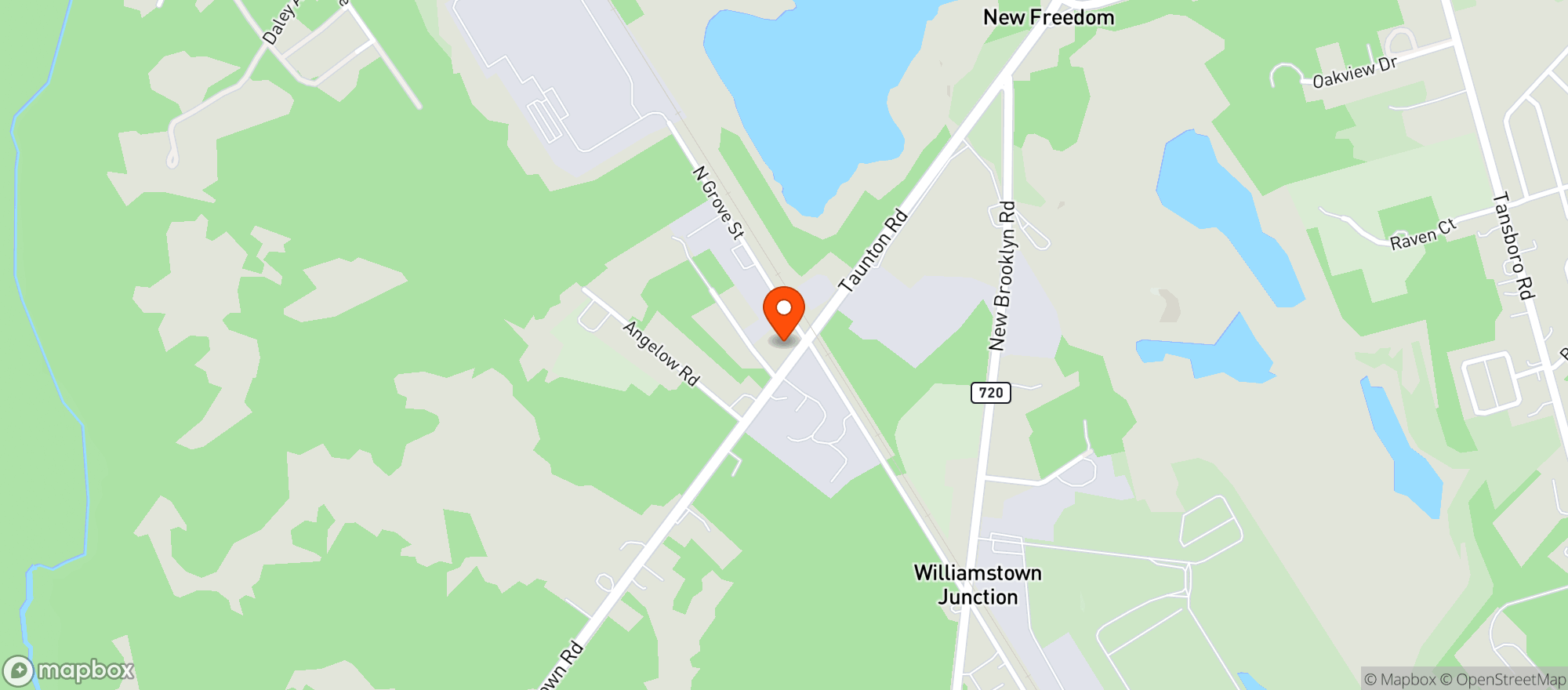 Map showing Junction Liquors