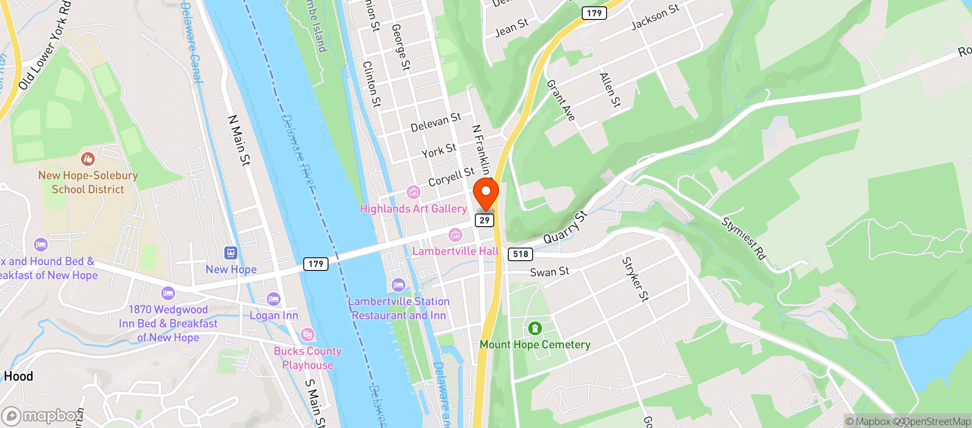 Map showing WALKERS LIQUORS STORE