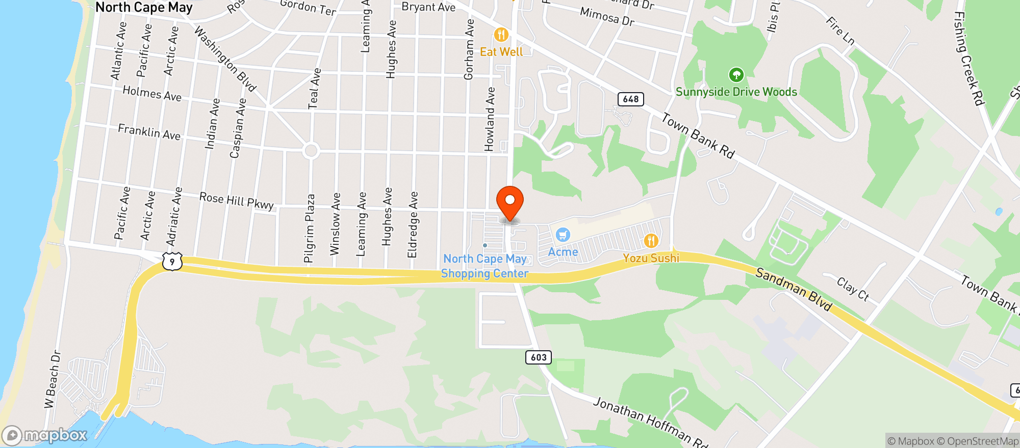 Map showing Gormans Wine & Spirits