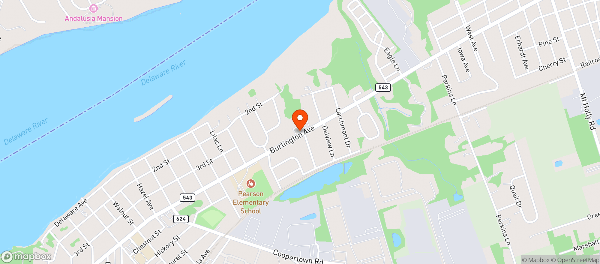 Map showing WESTAMPTON LIQUORS