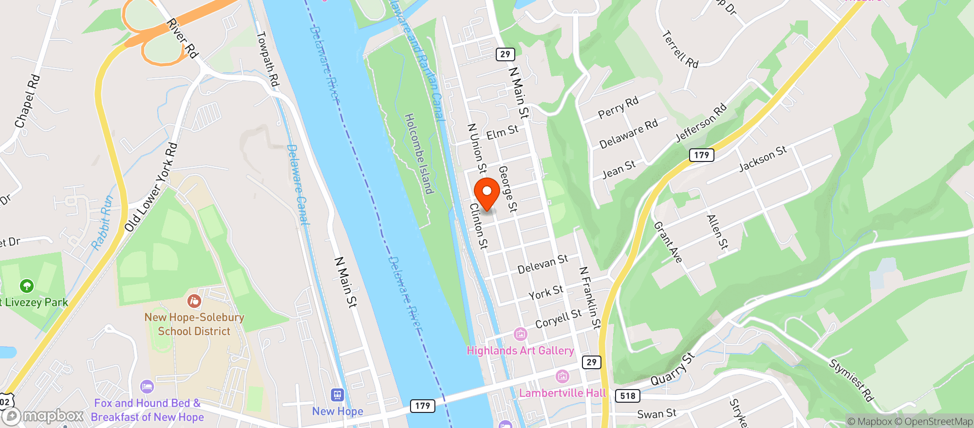 Map showing The North Union House