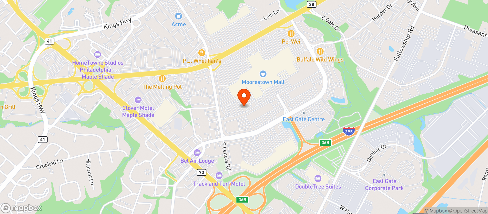 Map showing Super Buy Rite Wine & Liquor