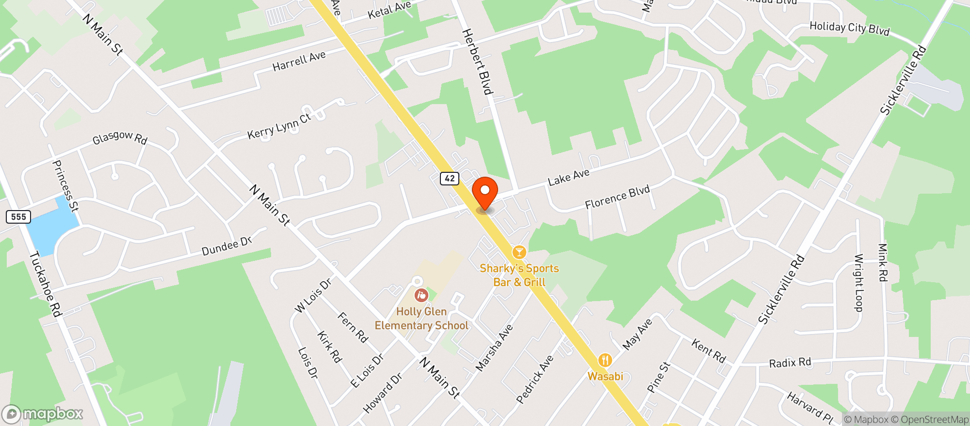 Map showing BUY RITE WILLIAMSTOWN