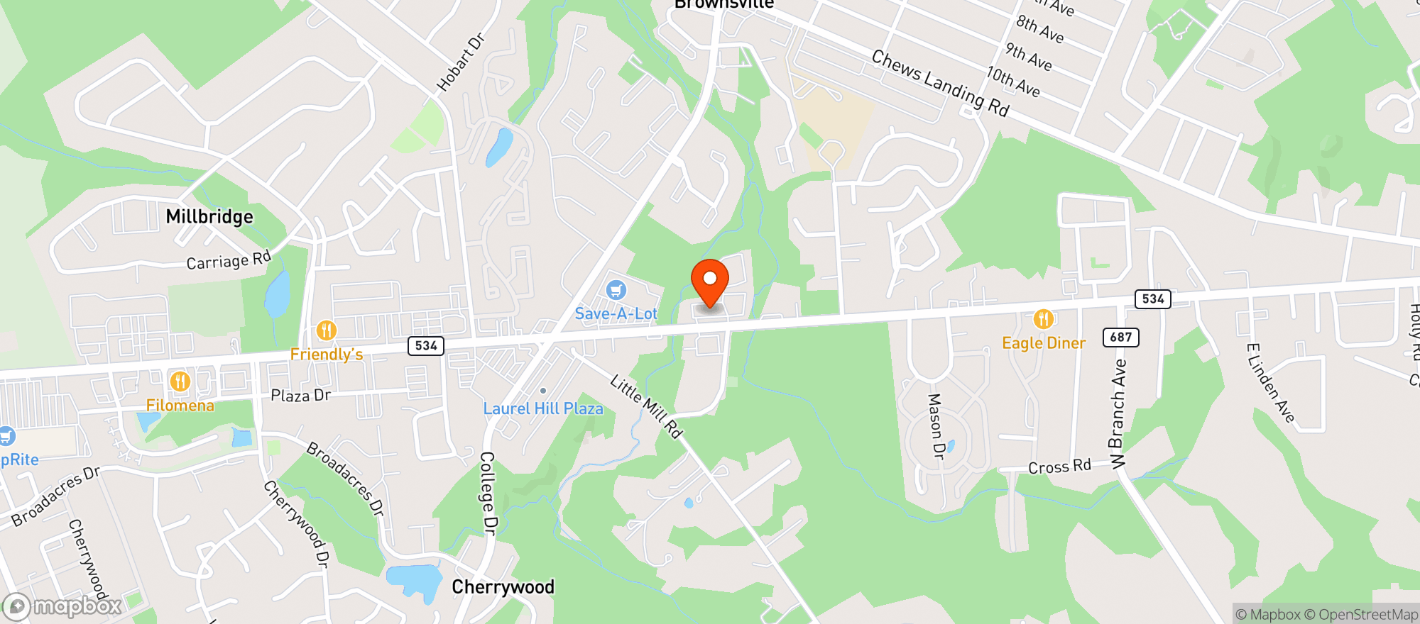 Map showing 4313 Laurelwood Liquor