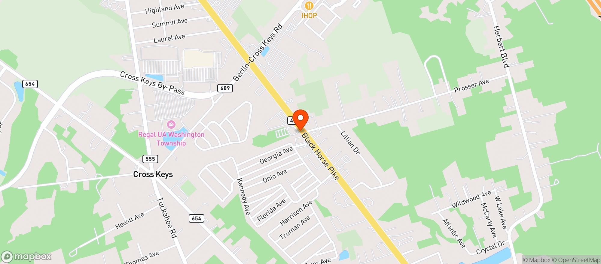 Map showing Super Buy Rite
