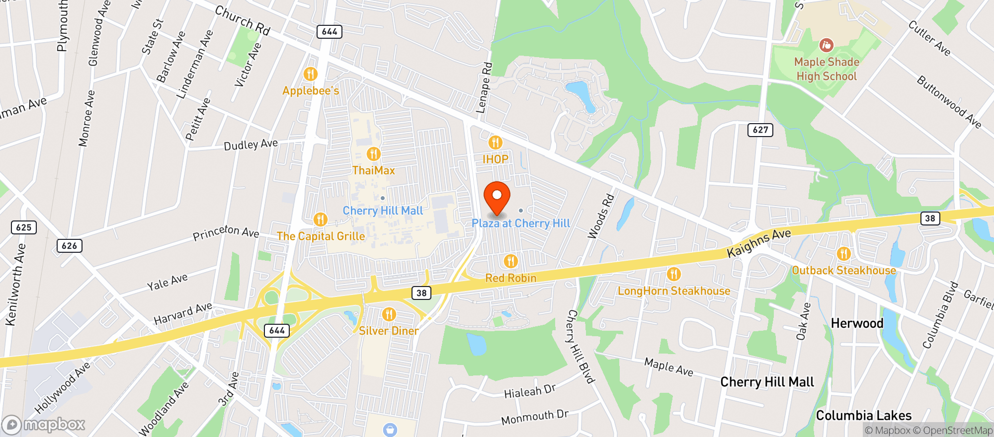 Map showing Total Wine & More
