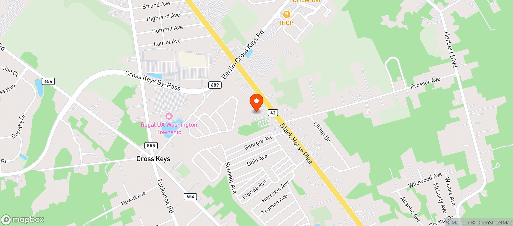 Map showing Buy Rite Williamstown