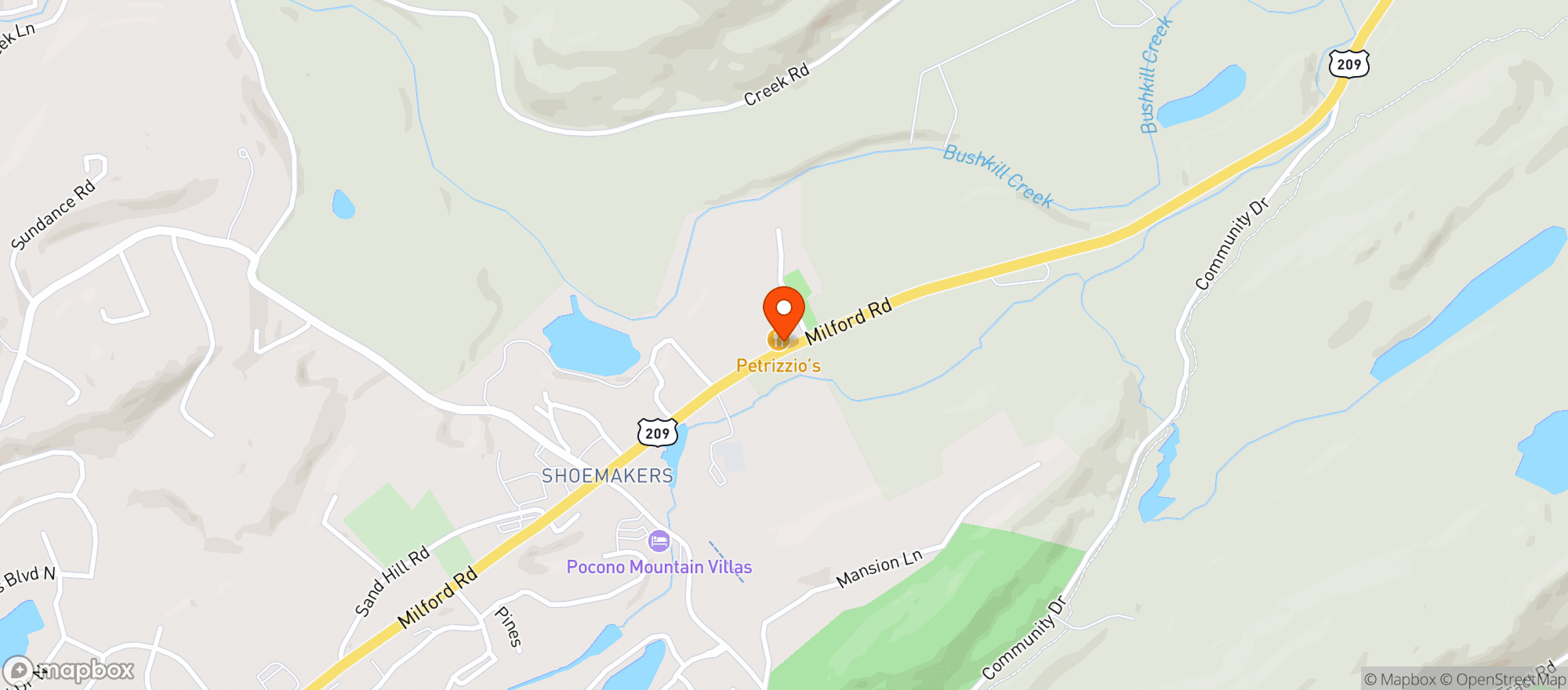 Map showing MIGGY'S DELI