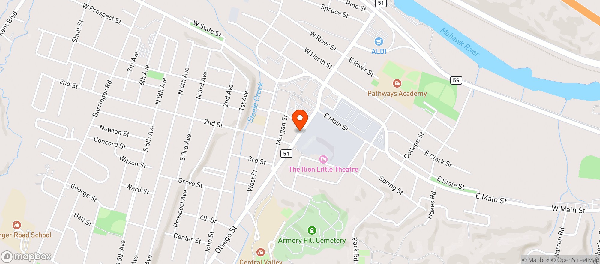 Map showing BEER BLISS