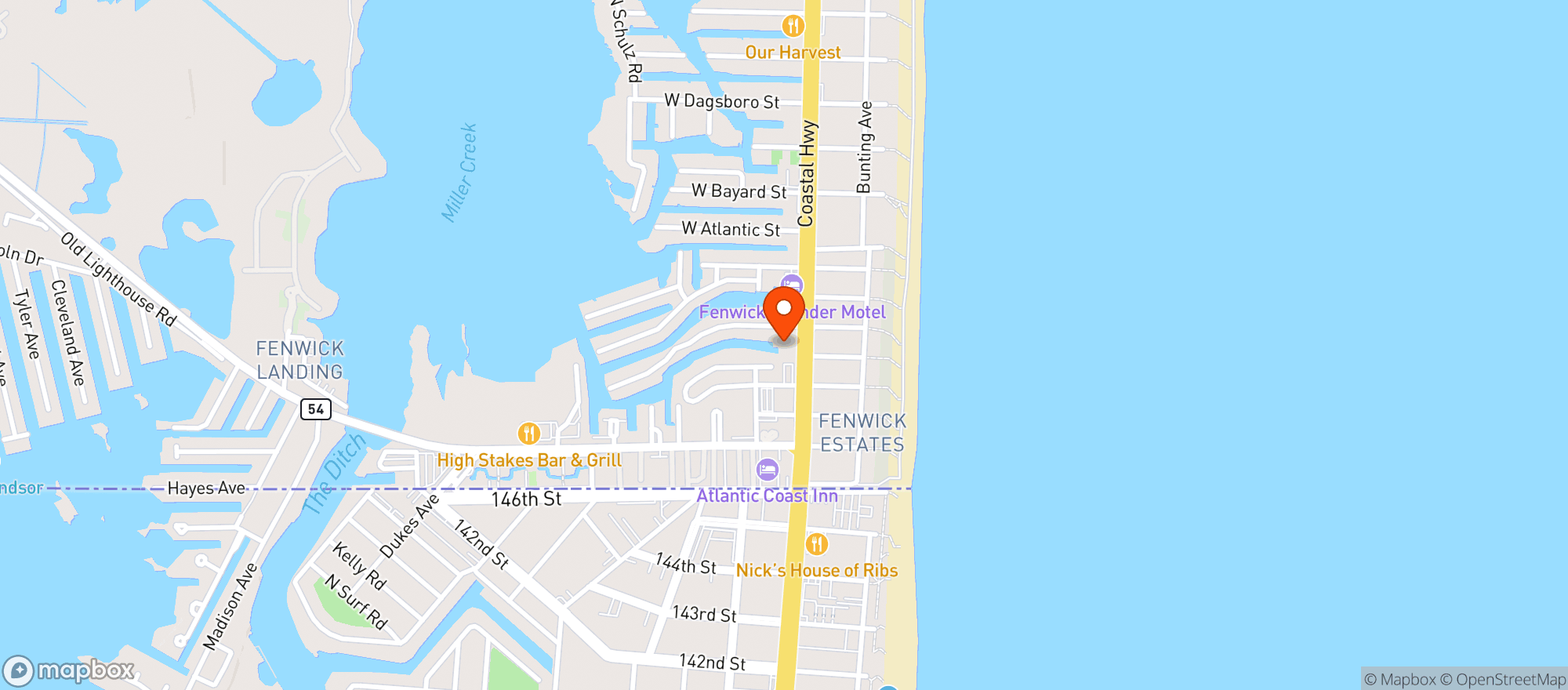 Map showing House Of Sauce