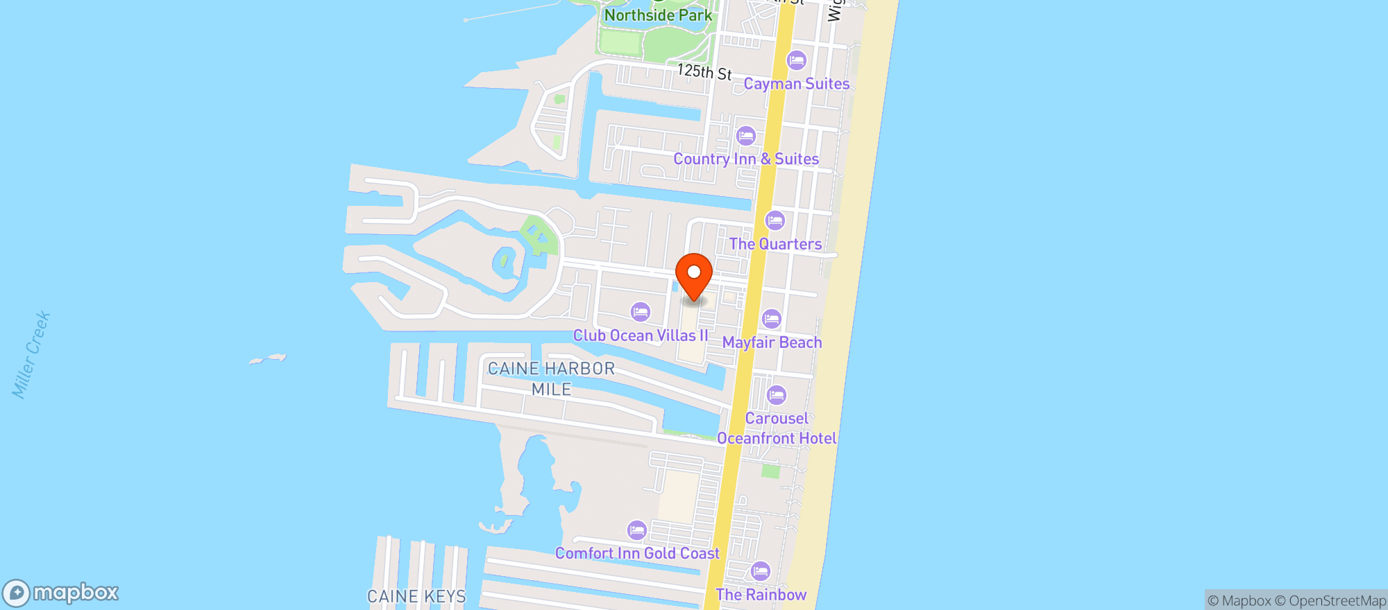 Map showing THE BUZZED WORD