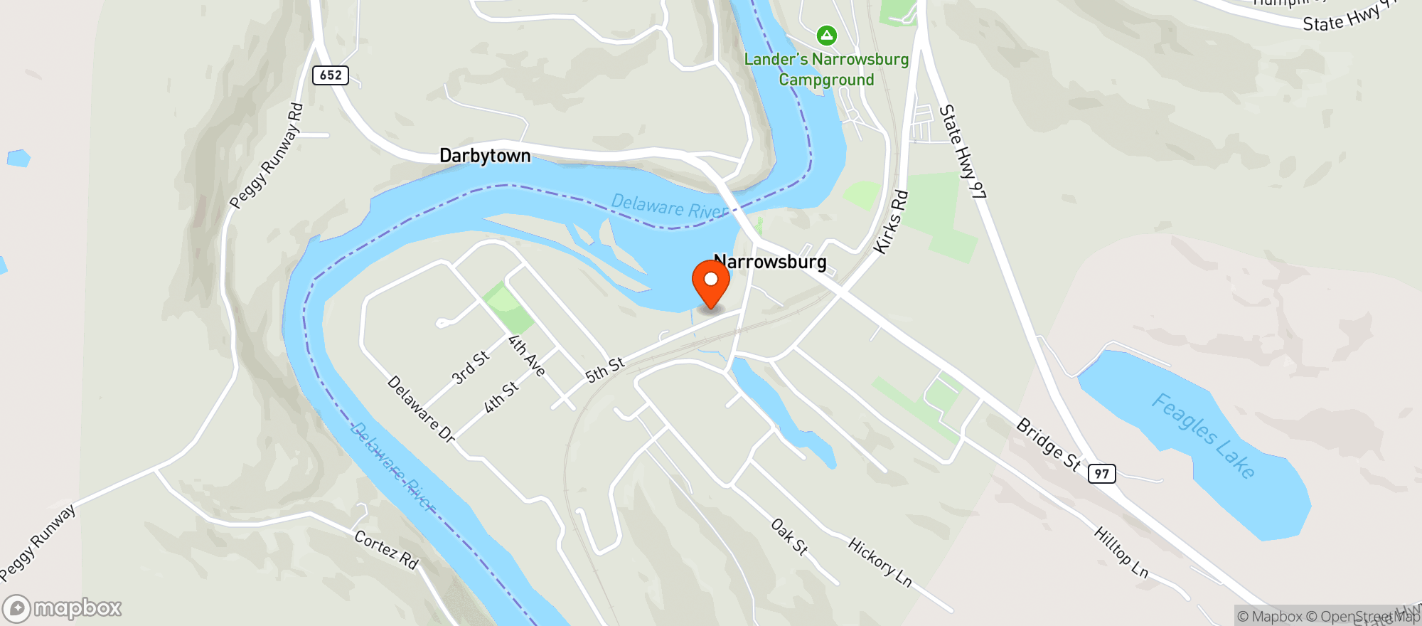 Map showing The Laundrette