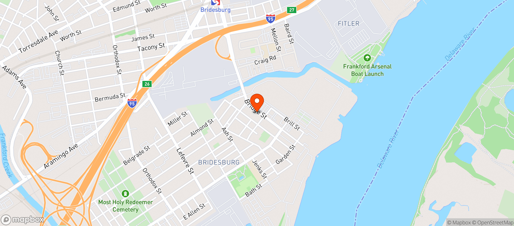 Map showing Krick Wuder