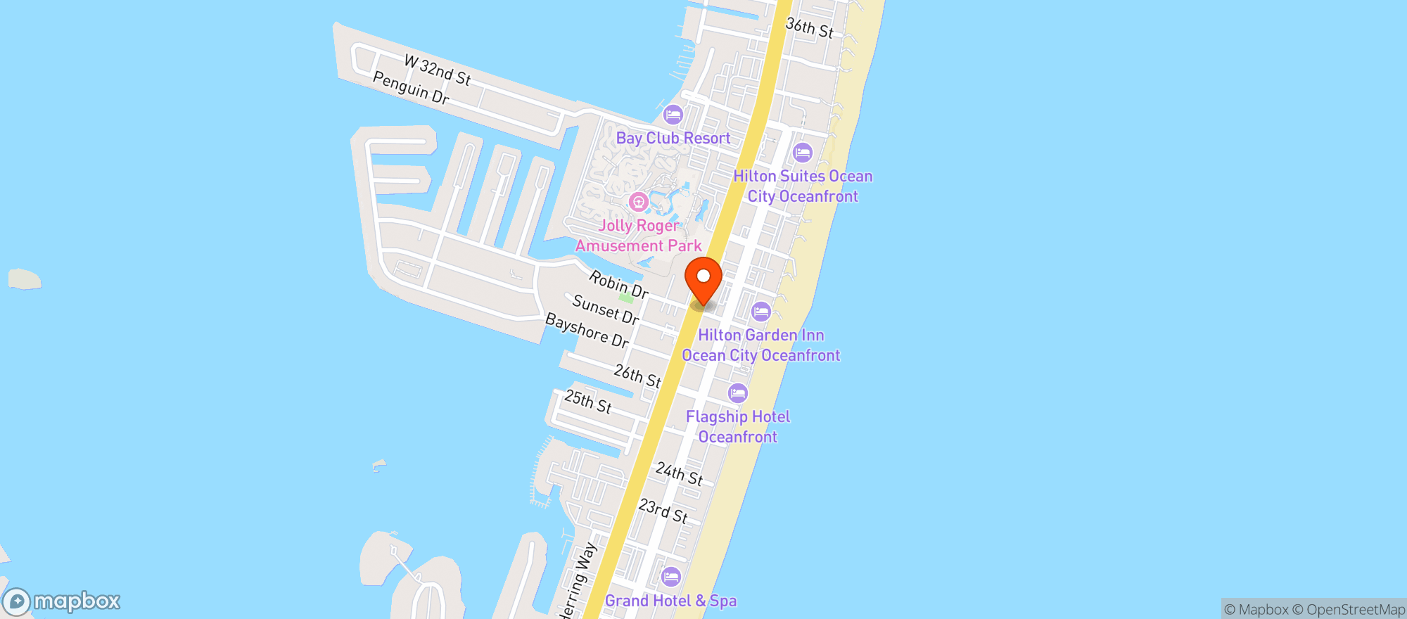 Map showing Mothers Cantina