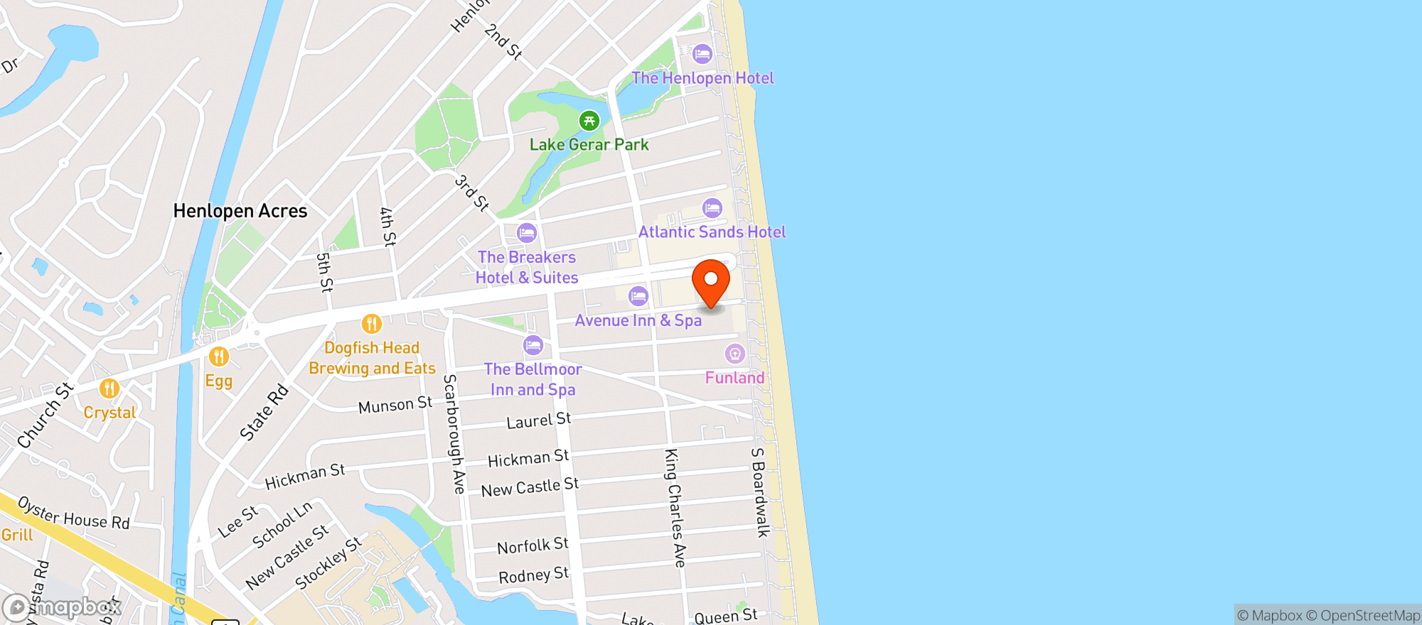Map showing 405 Liquors