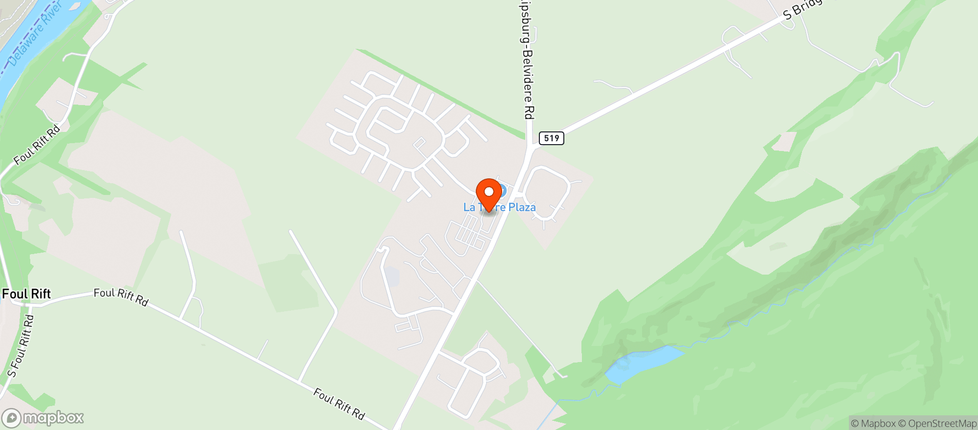 Map showing Hop & Vine