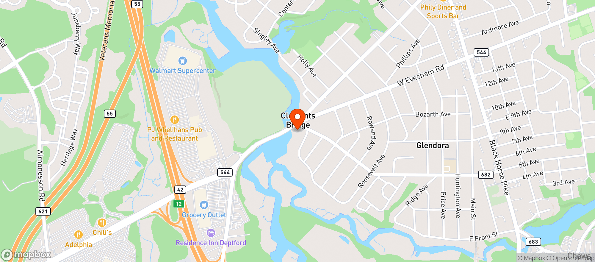 Map showing Timbercreek Liquor
