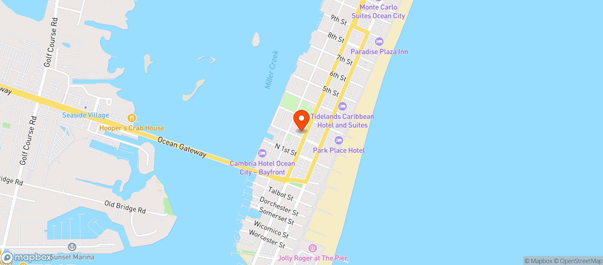 Map showing Oc Dollar Store