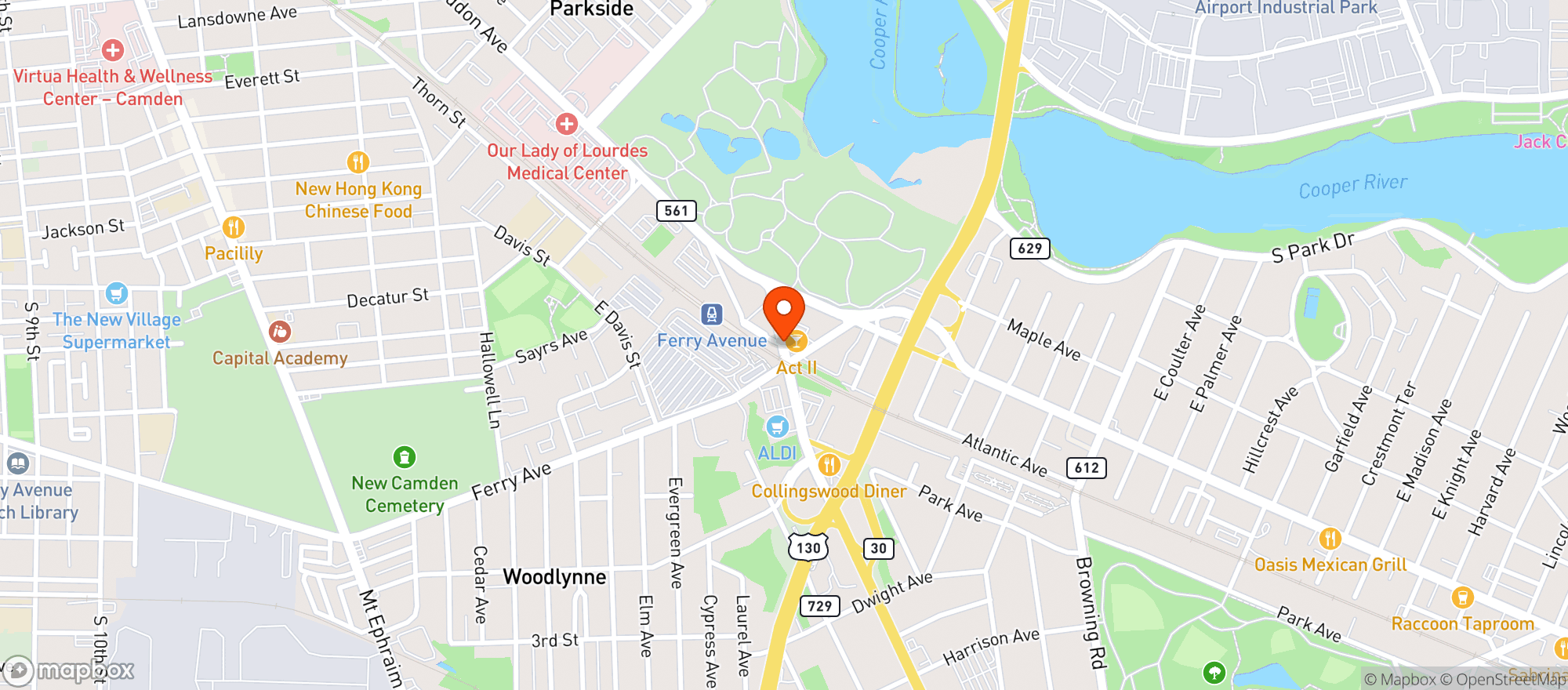 Map showing Mr Js Fine Wine & Spirits