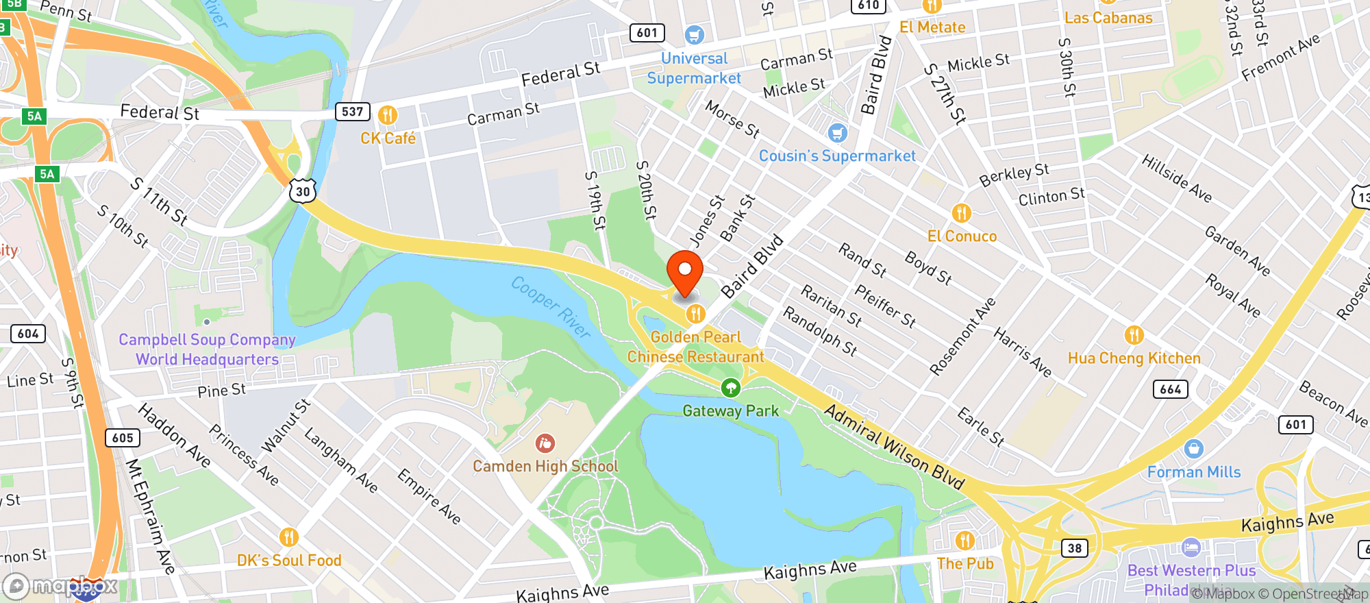 Map showing 2207 Carool's Liquors