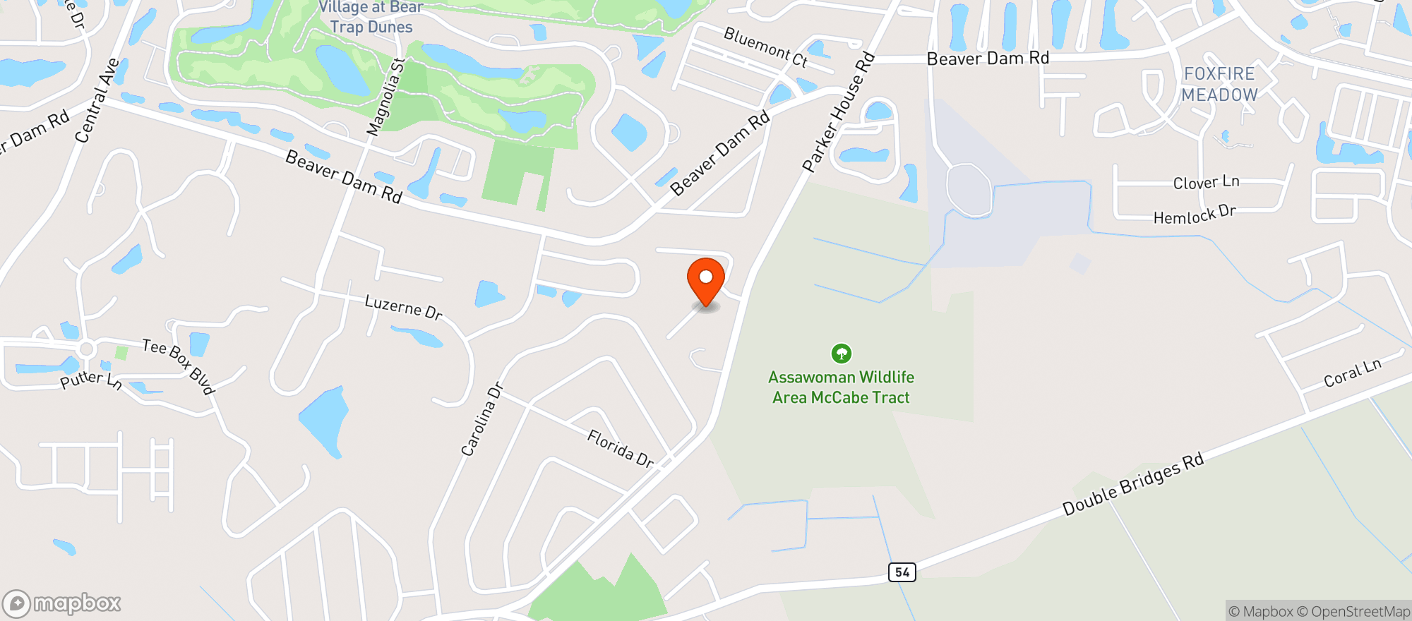 Map showing TV Vapor - Frankford