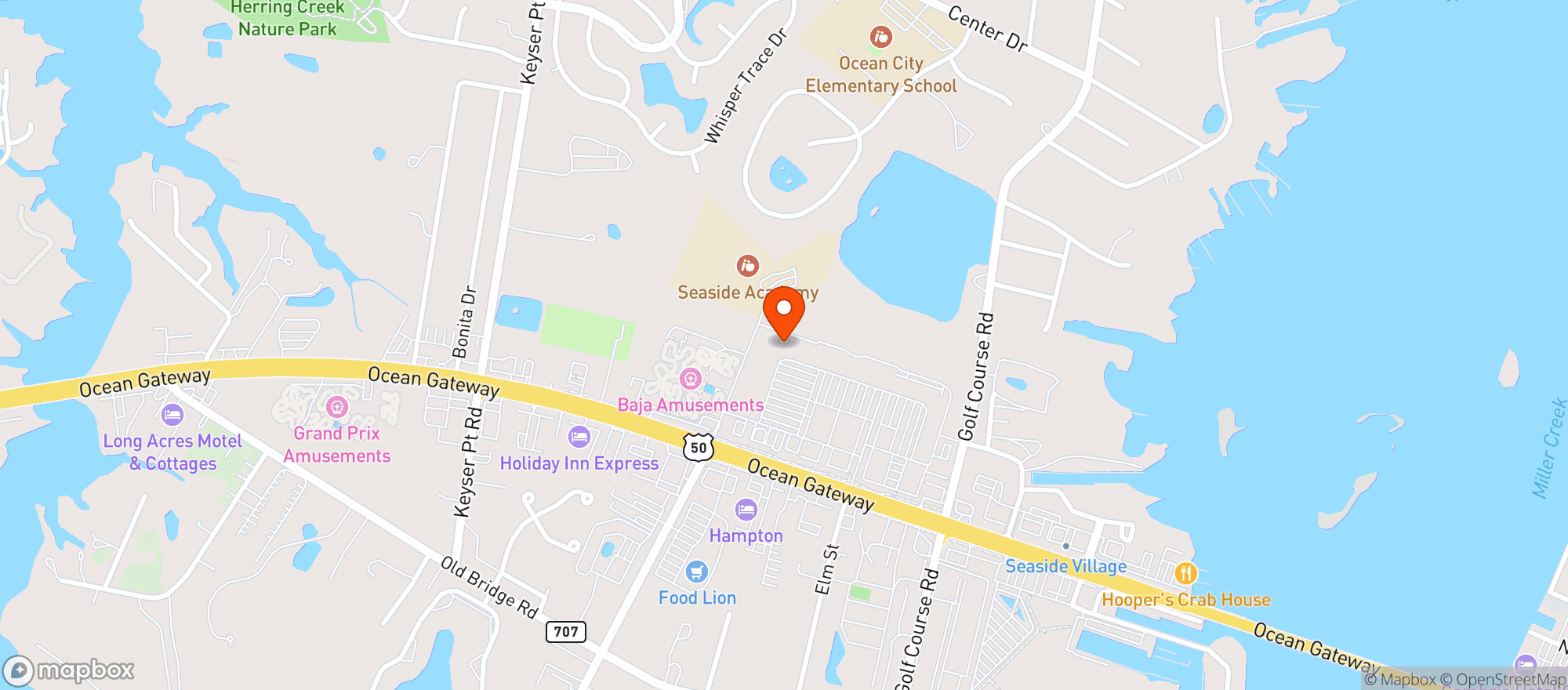 Map showing Gnc