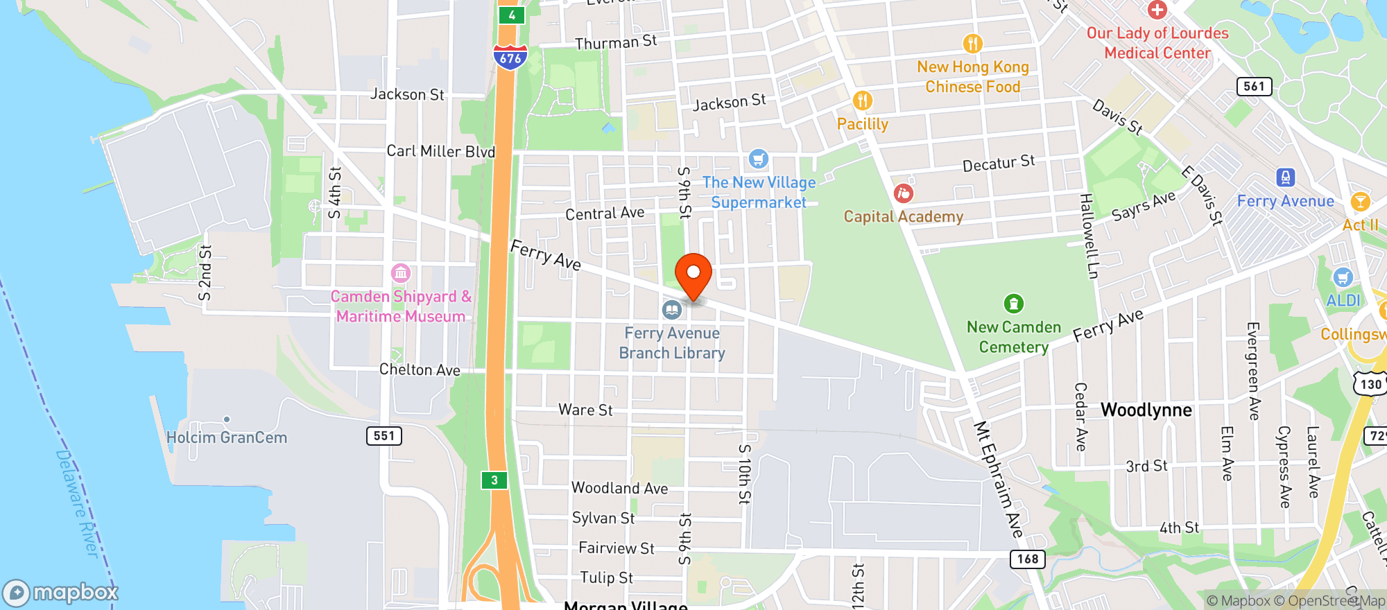 Map showing Liquor Bank