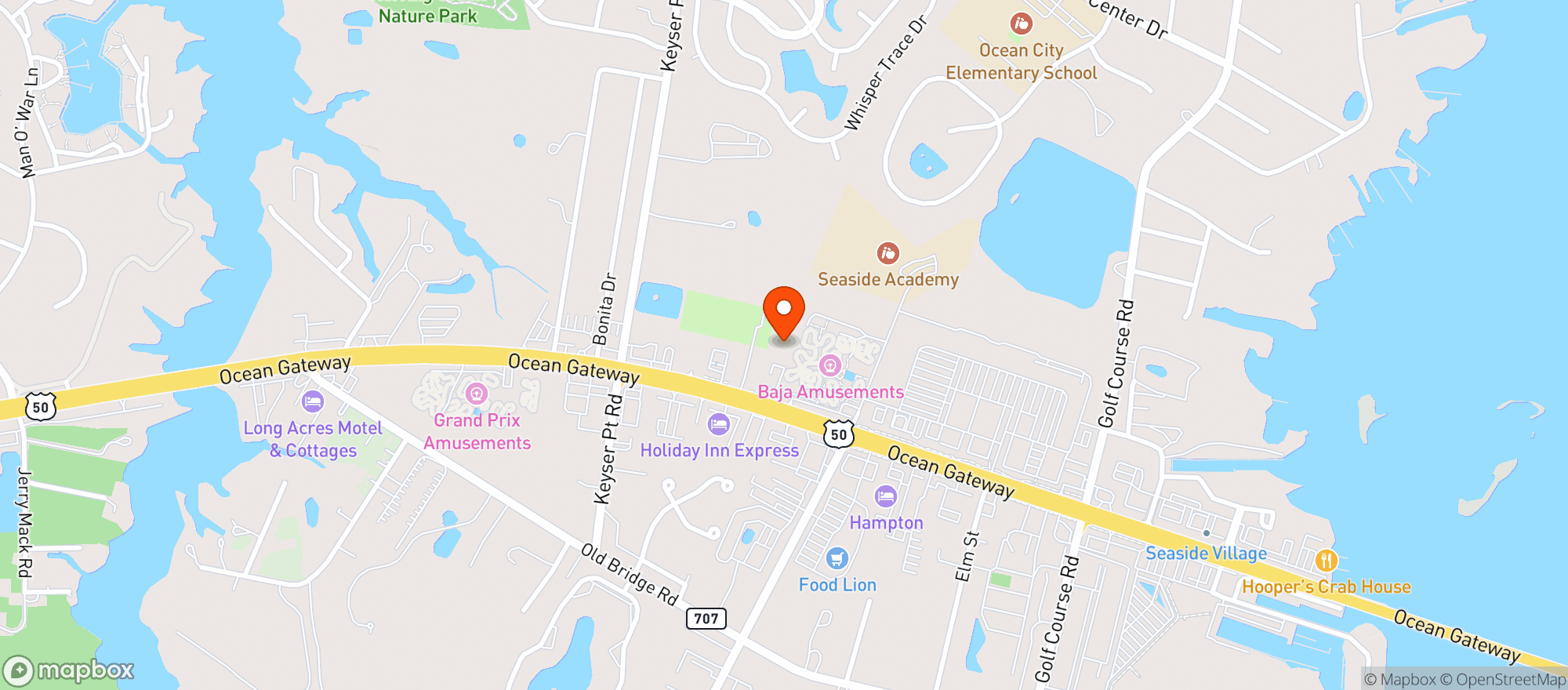 Map showing West O Bottle Shop