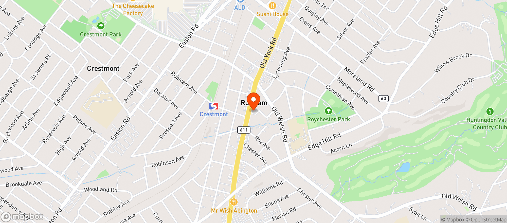 Map showing FROSTY CAPS
