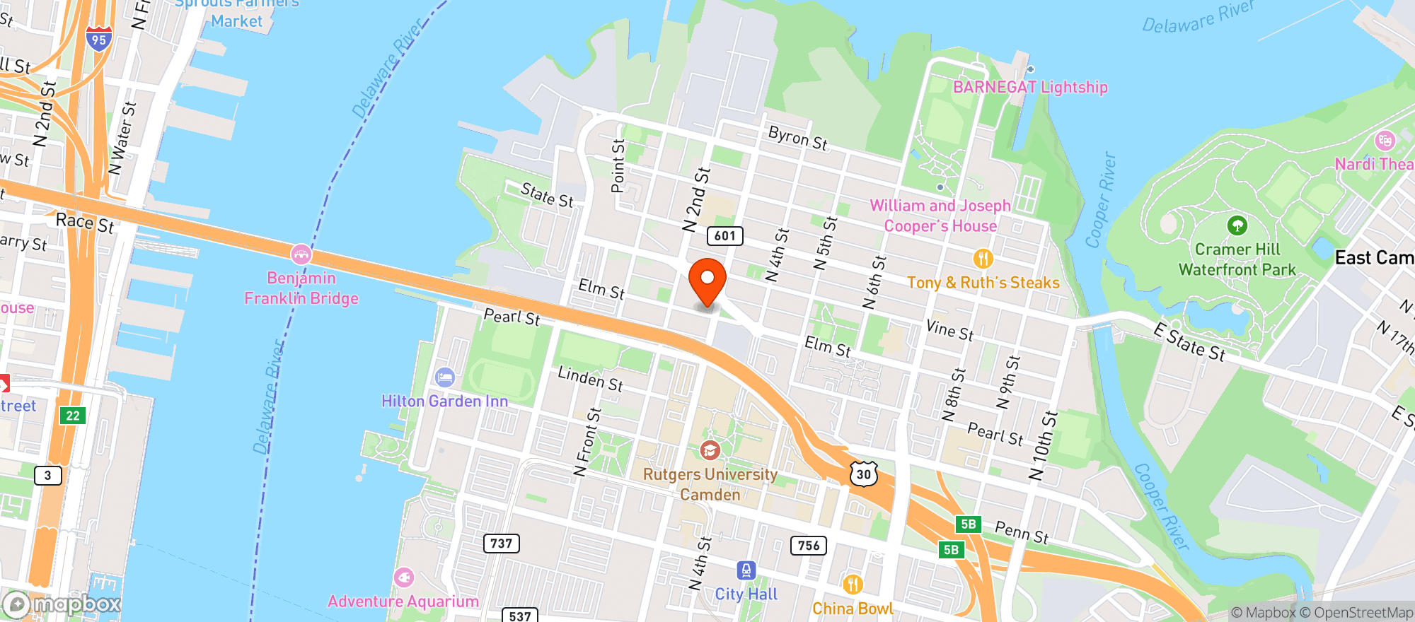 Map showing 2118 Mancine's Liquor