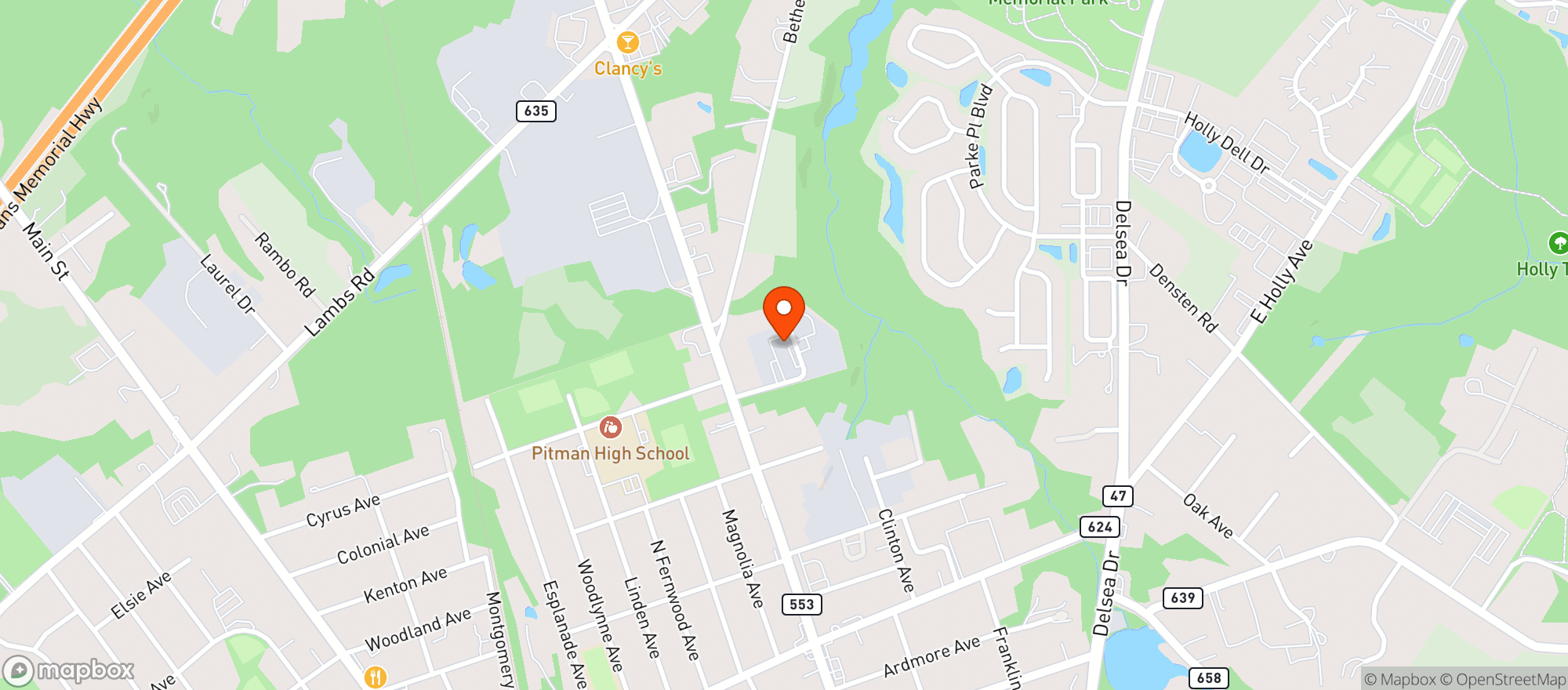 Map showing Gourmet Grocery Outlet