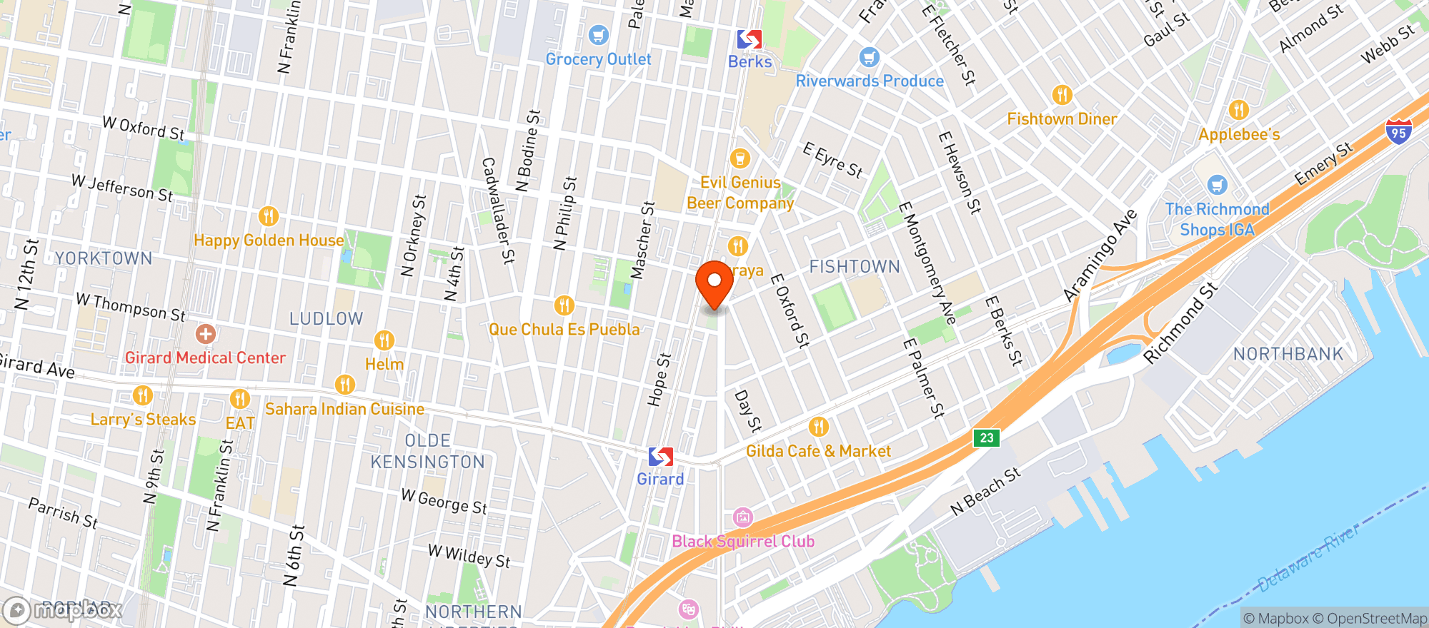Map showing Next Of Kin
