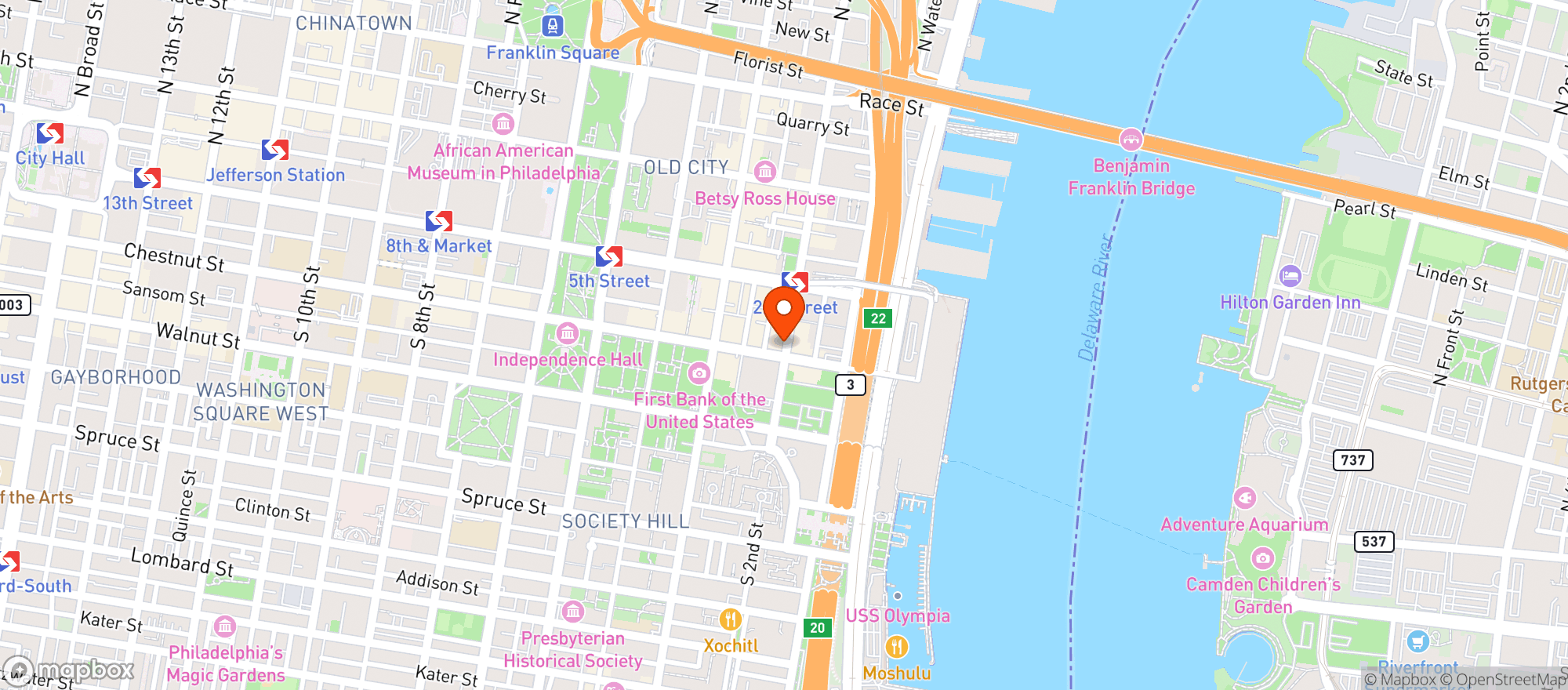 Map showing Royal Boucherie