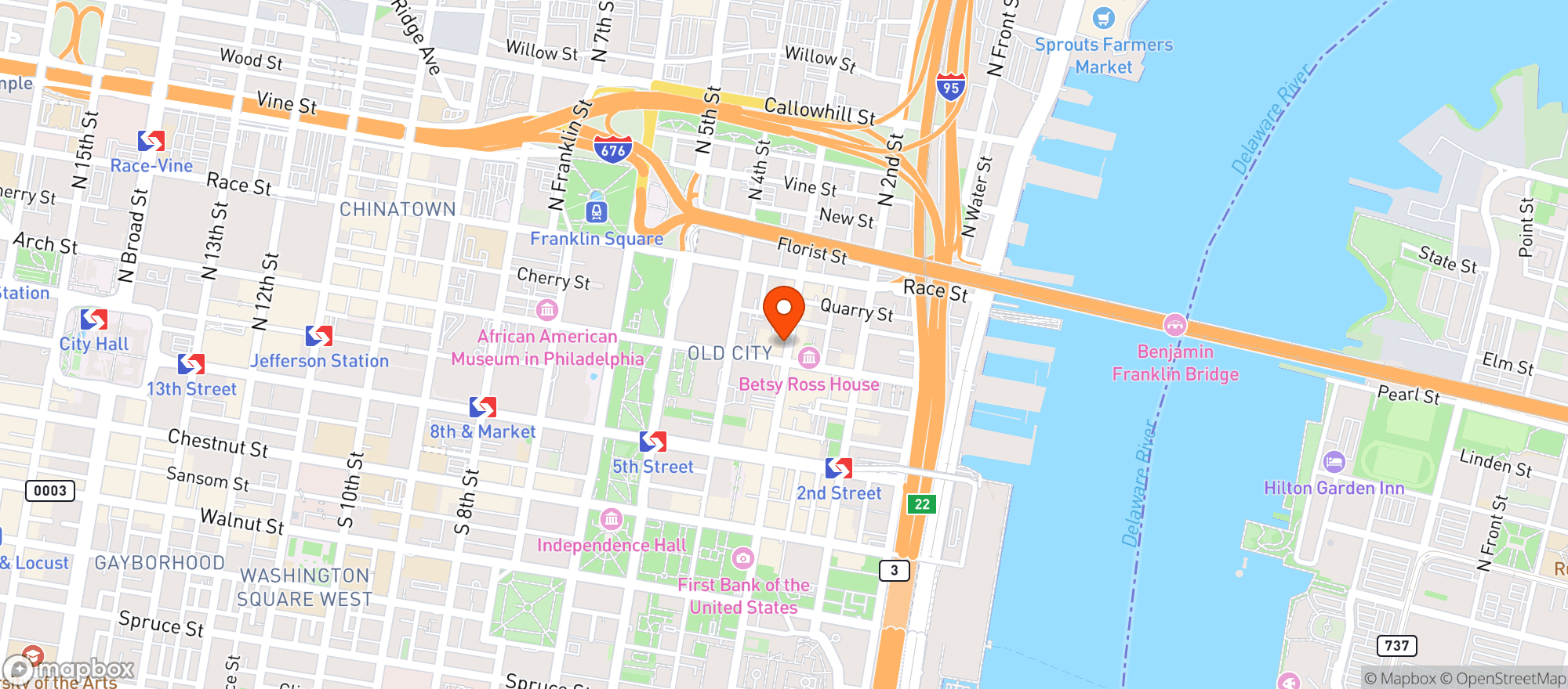 Map showing Casa Vida