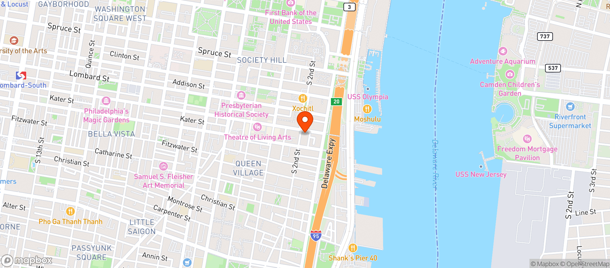 Map showing Roxanne Byob